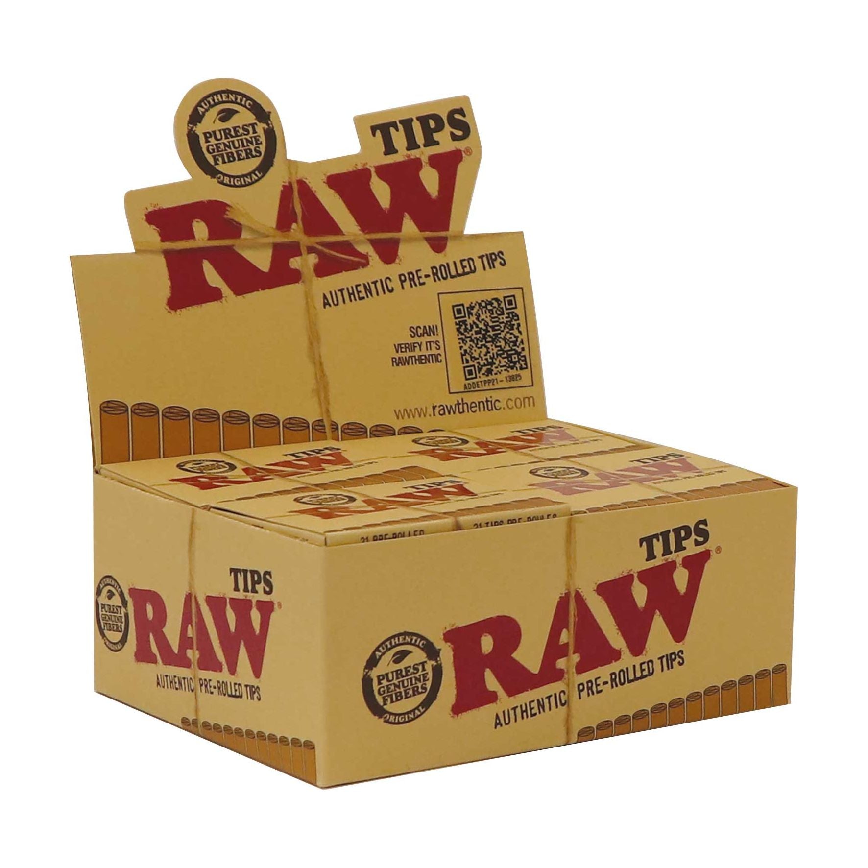 RAW Pre-Rolled Tips 21 Pack