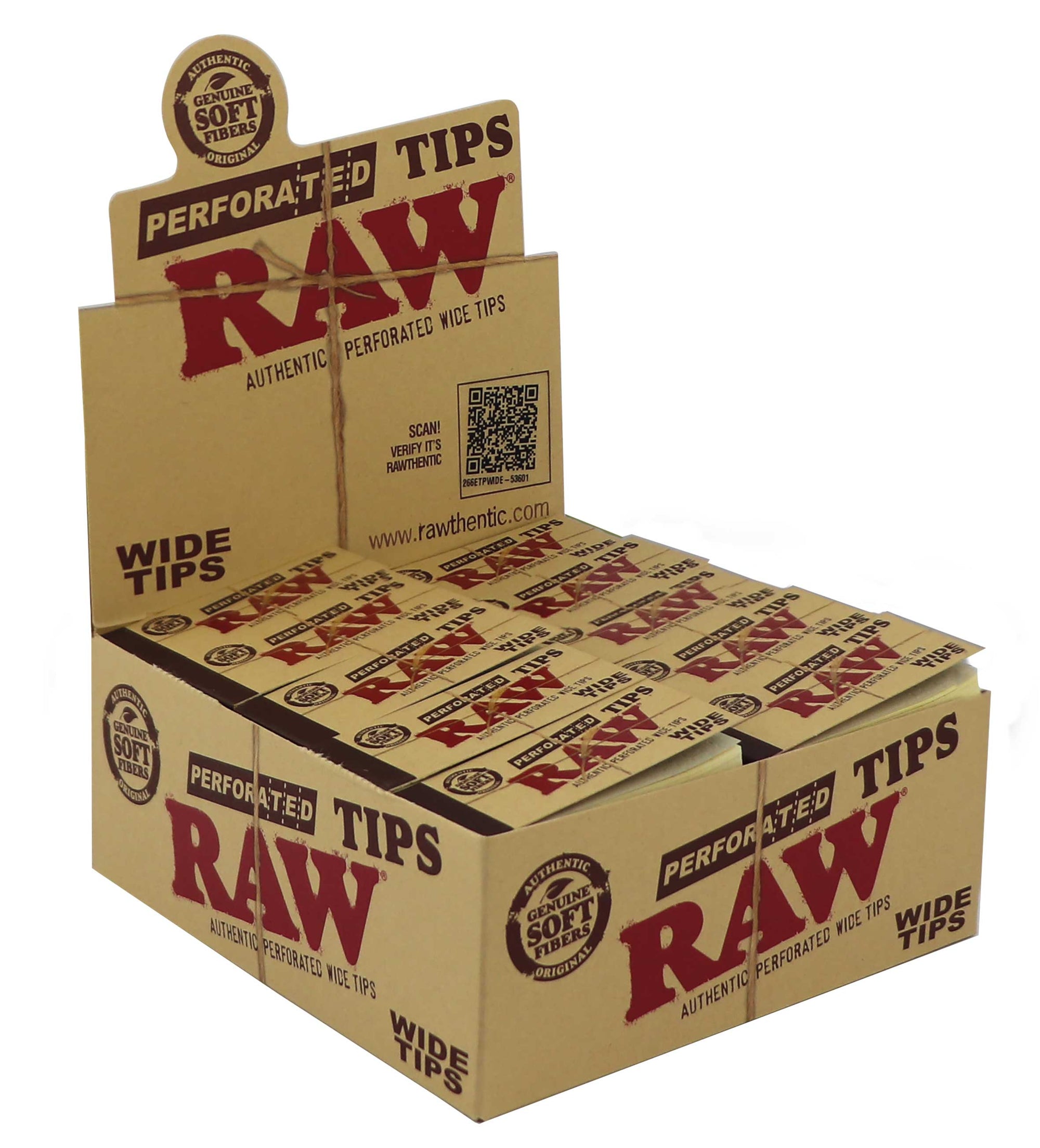 RAW Wide Perforated Tips