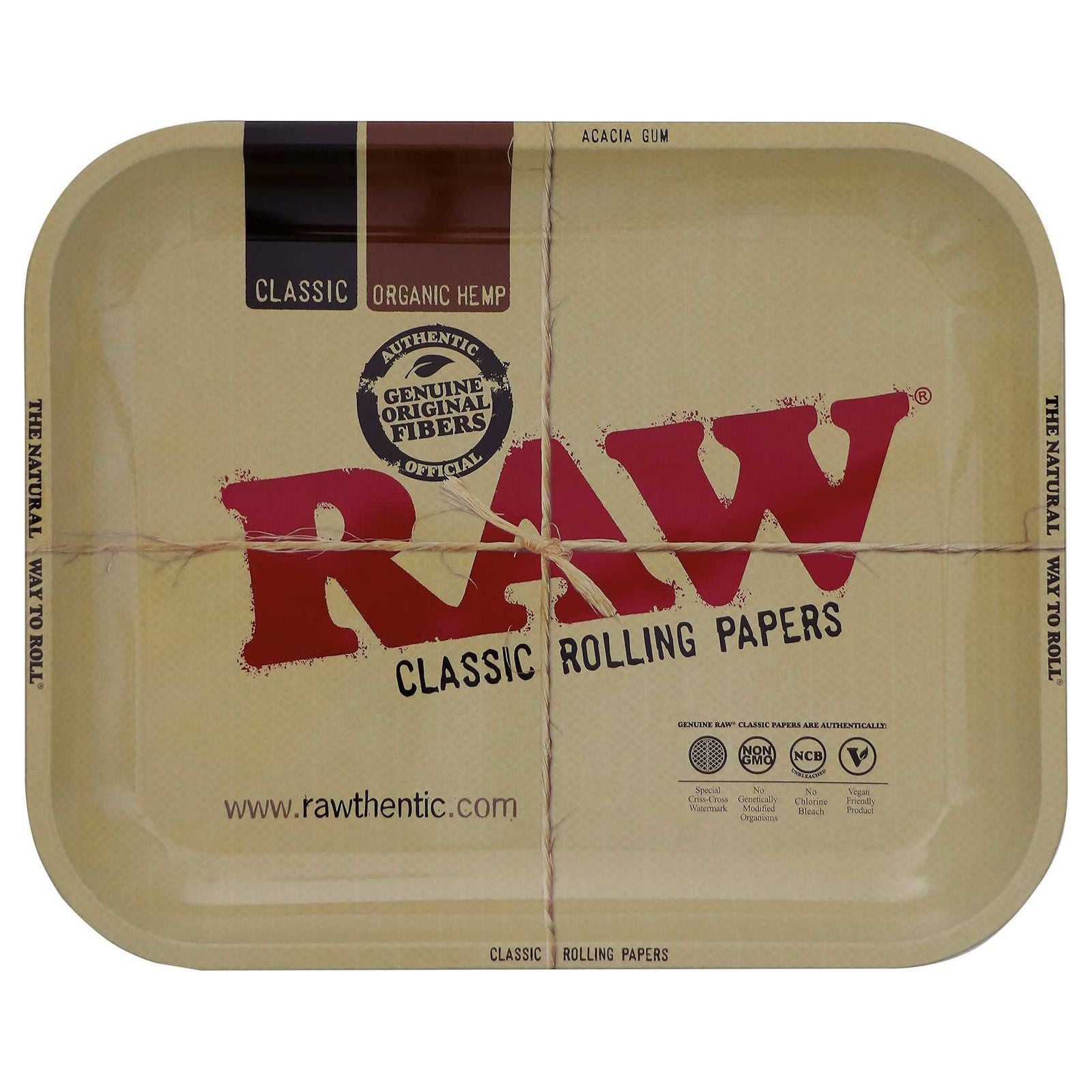 RAW Classic Metal Rolling Tray Large