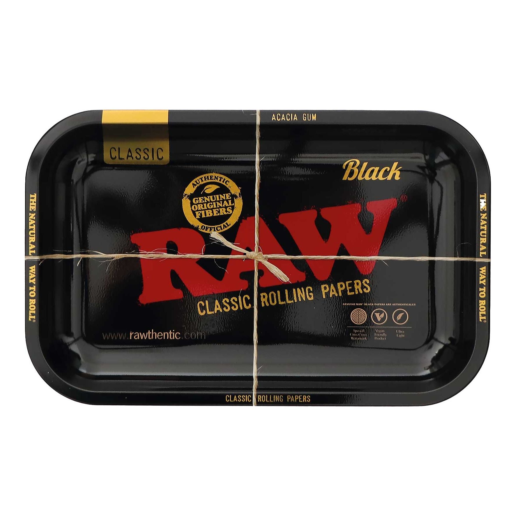 RAW Black Metal Rolling Tray