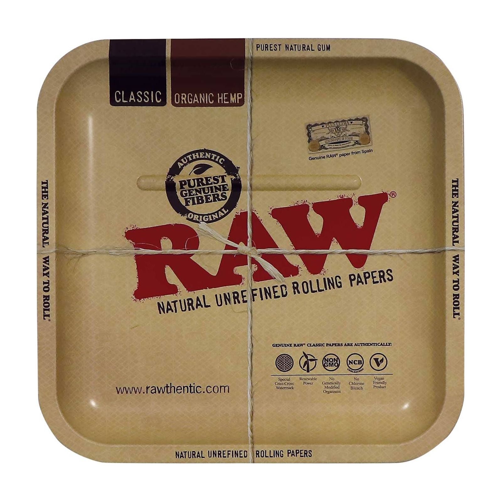 RAW Classic Metal Square Rolling Tray