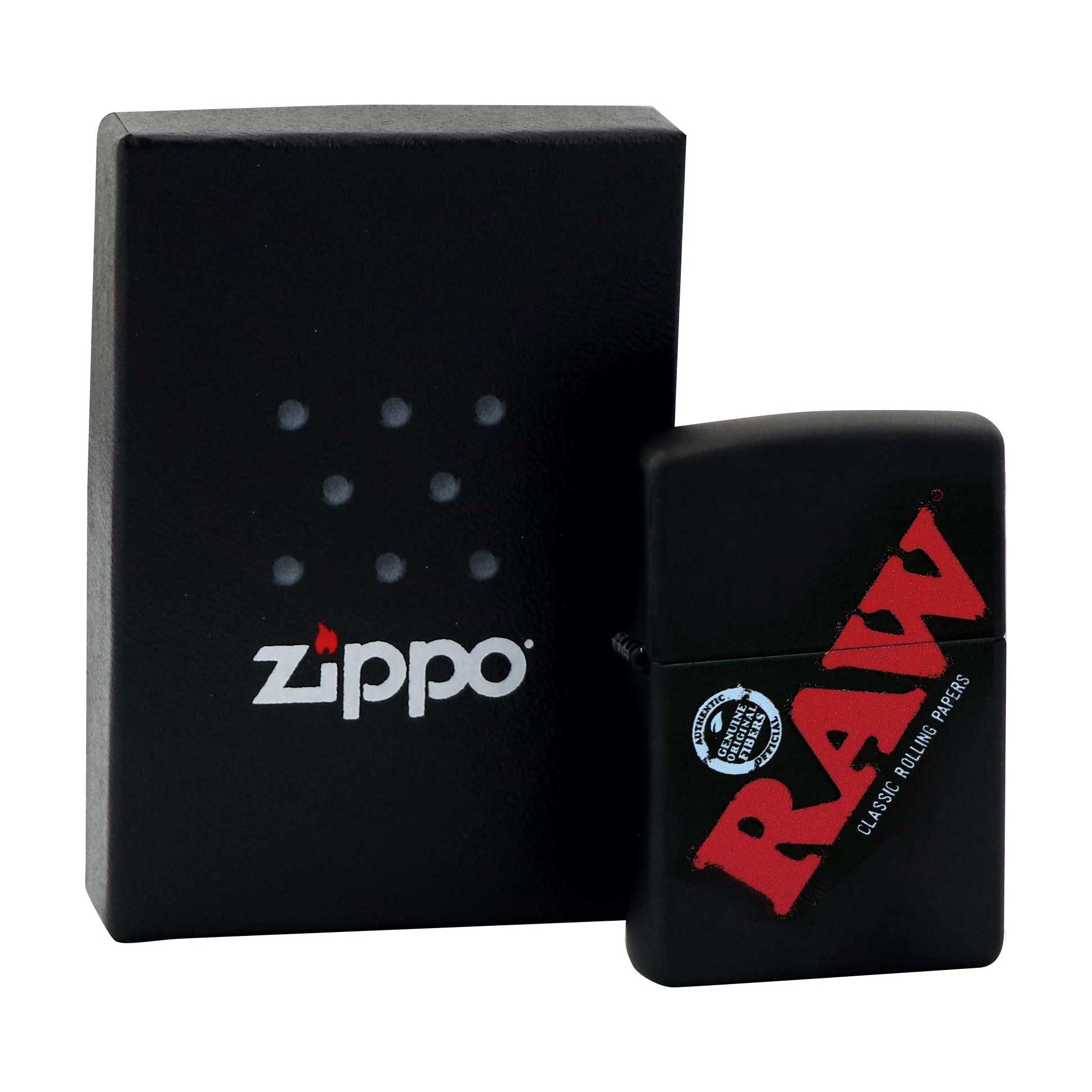 RAW Zippo Lighter Black