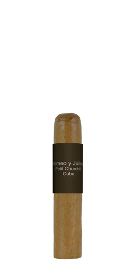 Romeo y Julieta Petit Churchill Cigar on white background