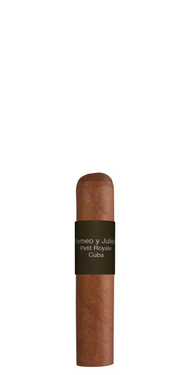Romeo y Julieta Petit Royales Cigar on white background