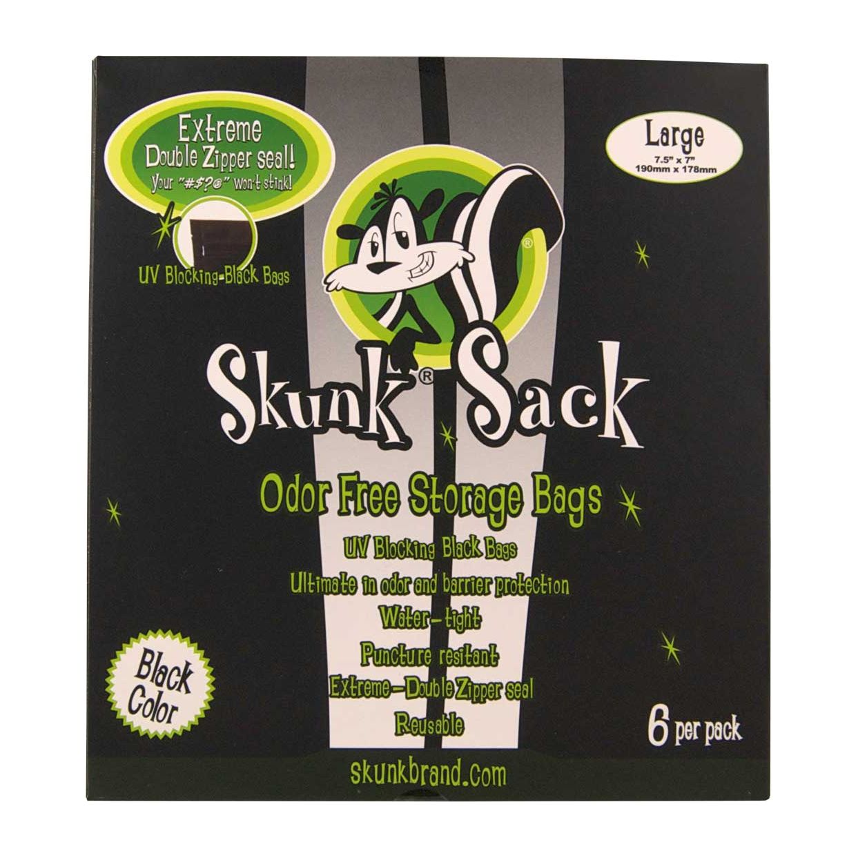 Skunk Sack Odour Free Storage Bag Black Large