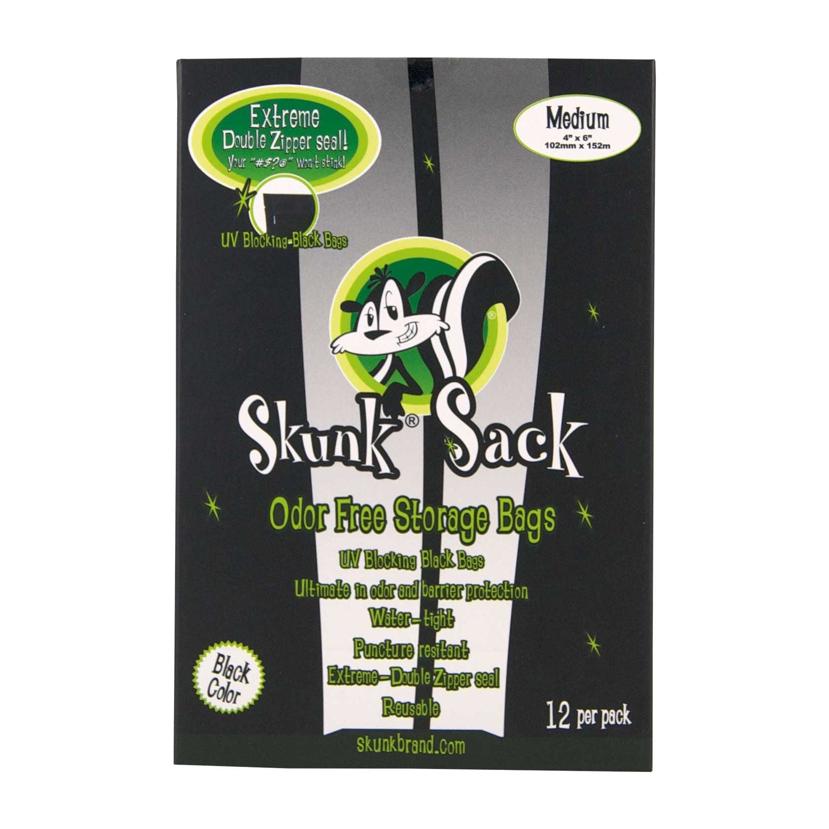 Skunk Sack Odour Free Storage Bag Black Medium