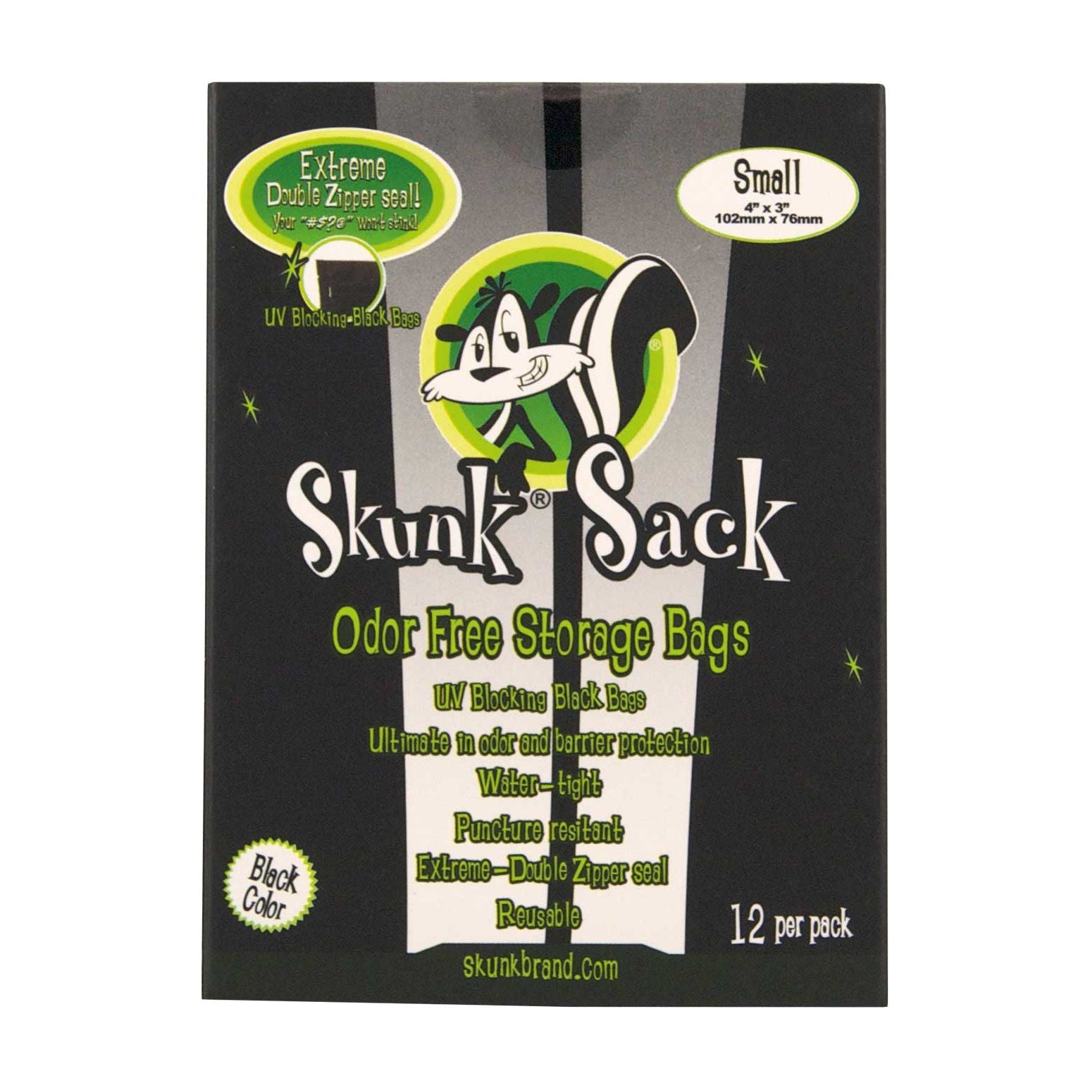 Skunk Sack Odour Free Storage Bag Black Small