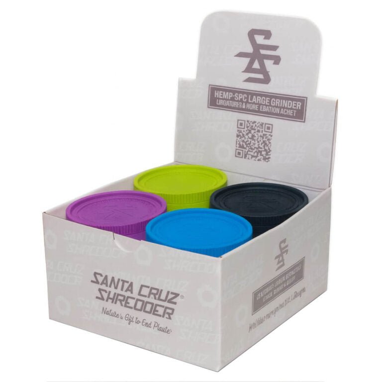 Santa Cruz 2 Part Hemp Grinder - Plumes