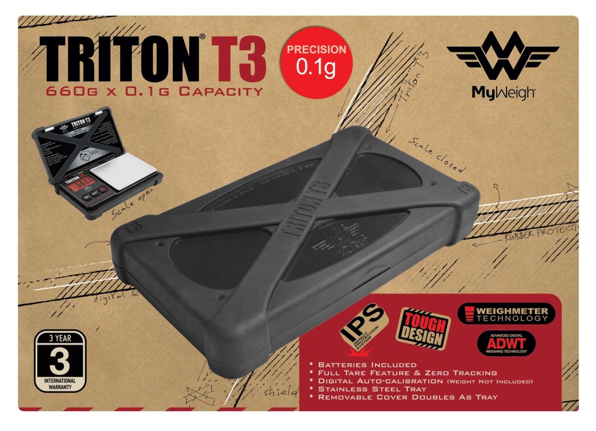 My Weigh TRITON T3 660g x 0.01g - Plumes