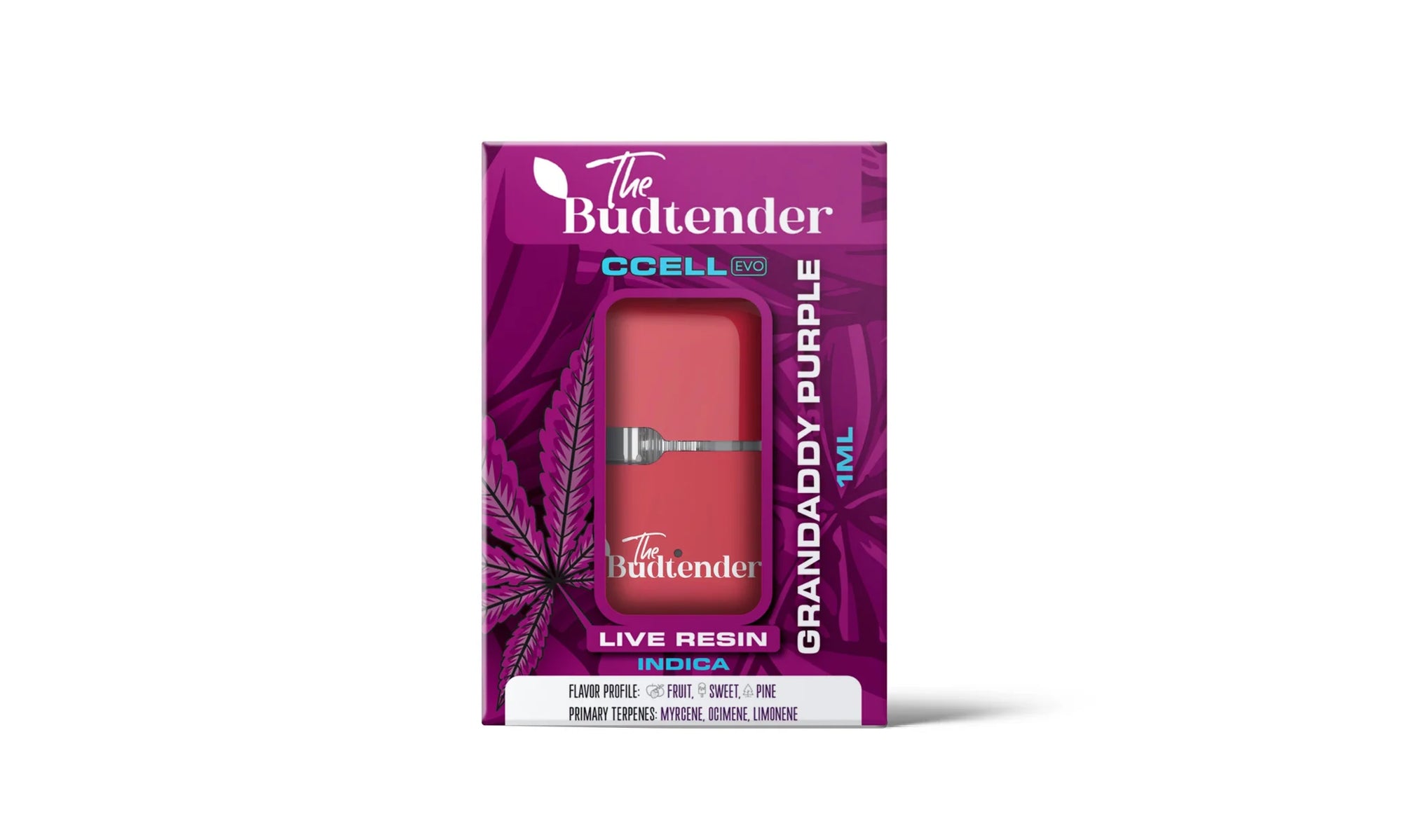 Budtender Granddaddy Purple 1ml - Plumes