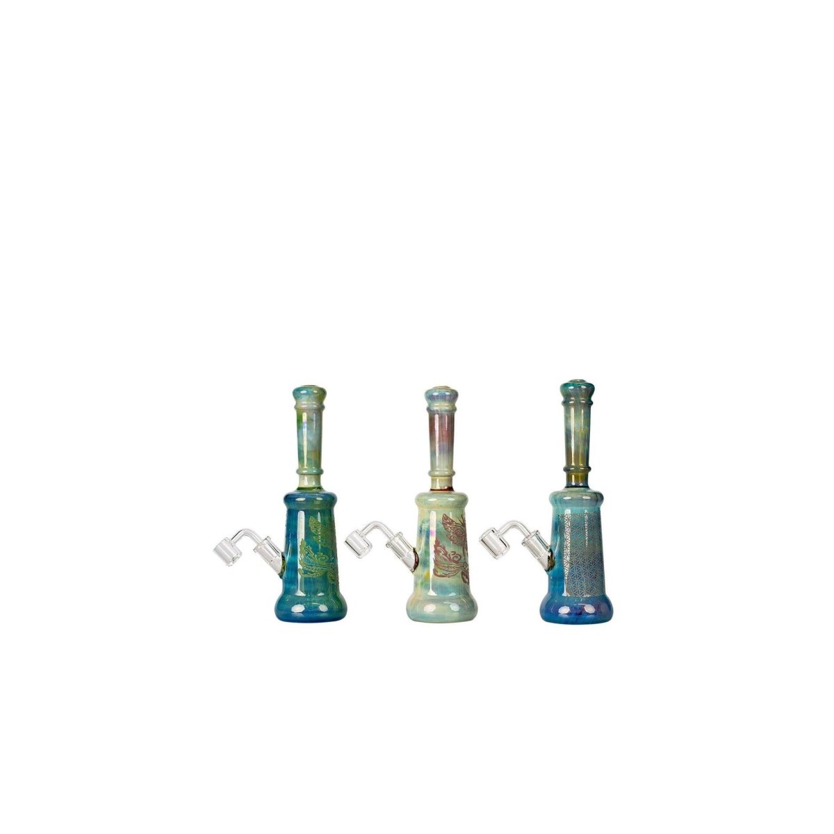 Plumes Special Shape Series Glass Dab Rig 26cm