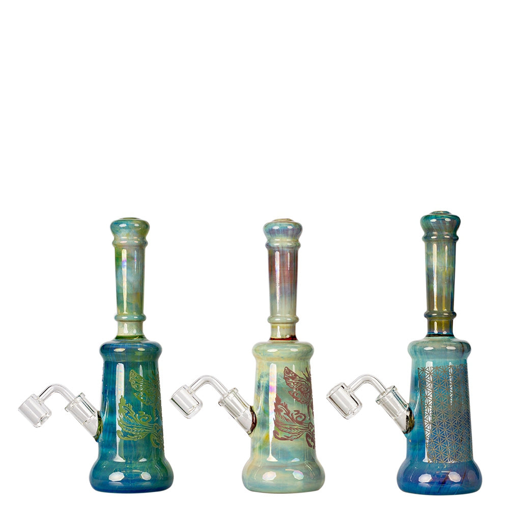 Plumes Special Shape Series Glass Dab Rig 26cm