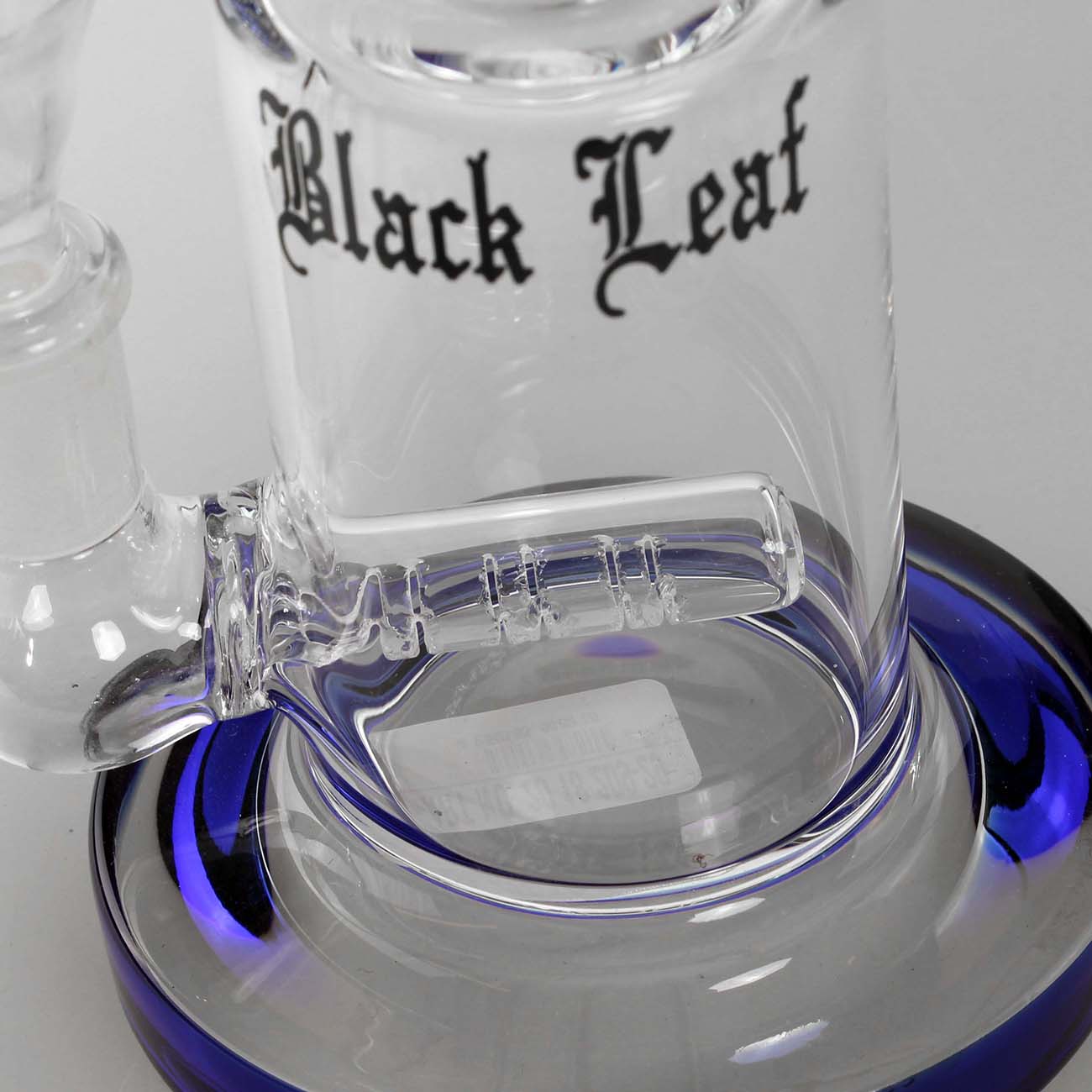 Black Leaf Bubbler with Inline Slit Diffuser 18.5cm