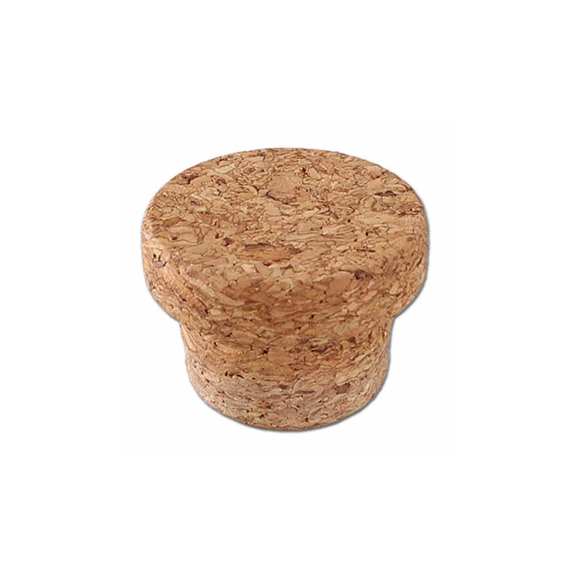 Cork Grind Plug for Black Leaf Glass Bong 25/20mm