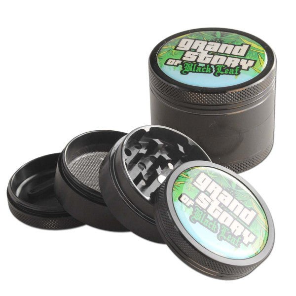 Black Leaf Grand Story 4 Part Grinder - Plumes