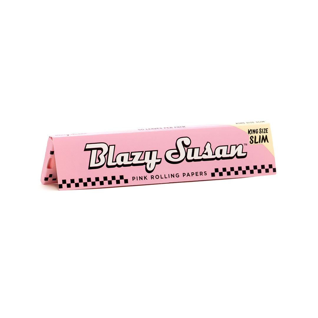 Blazy Susan Pink King Size Slim Rolling Papers