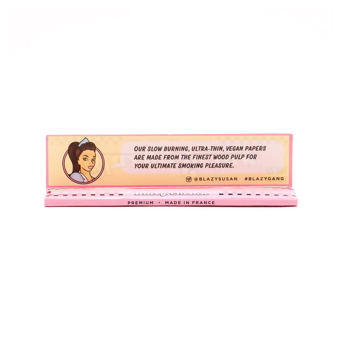 Blazy Susan Pink King Size Slim Rolling Papers