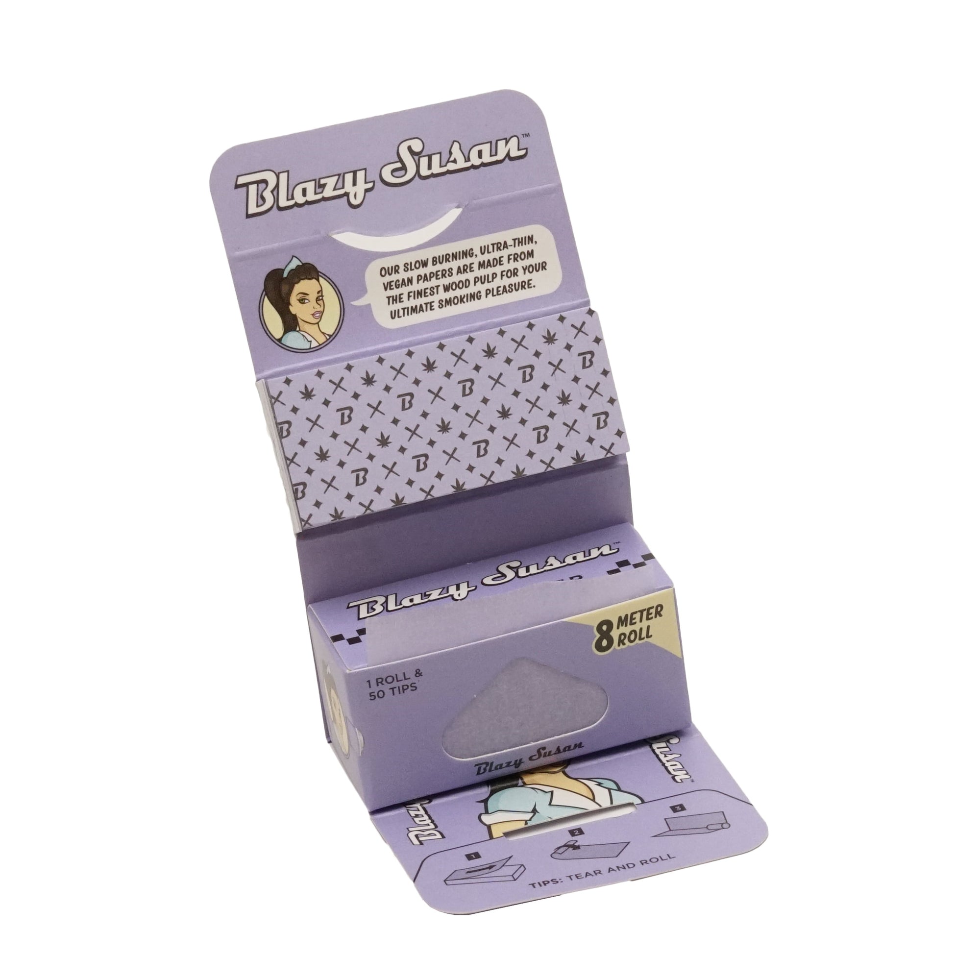 Blazy Susan Purple High Roller Kit 8m Roll & Tips