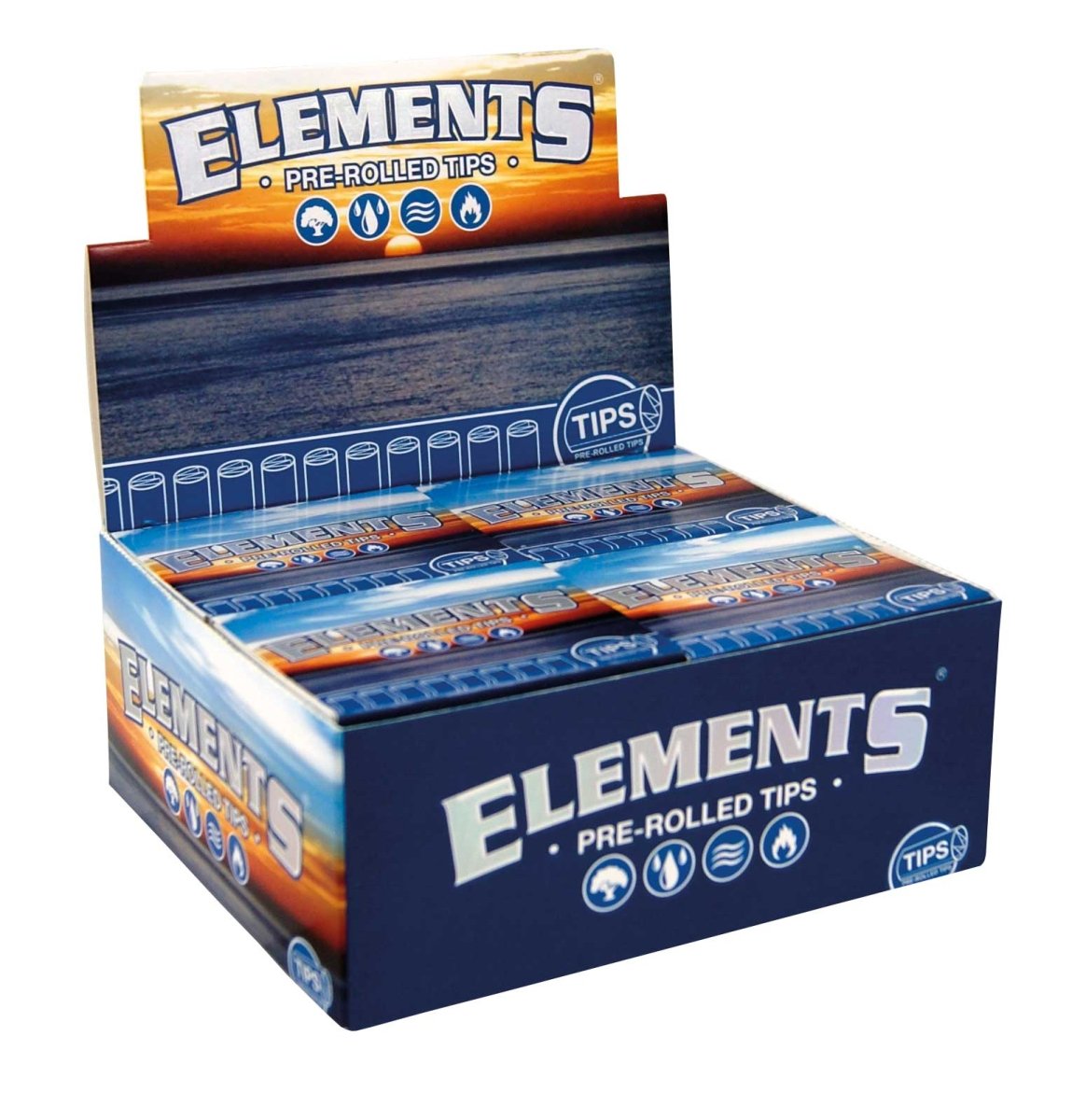 Elements Rooling Tips ELEMENTS Pre-Rolled Tips – 21 Pack | Ready-to-Use Rolling Filters – Plumes