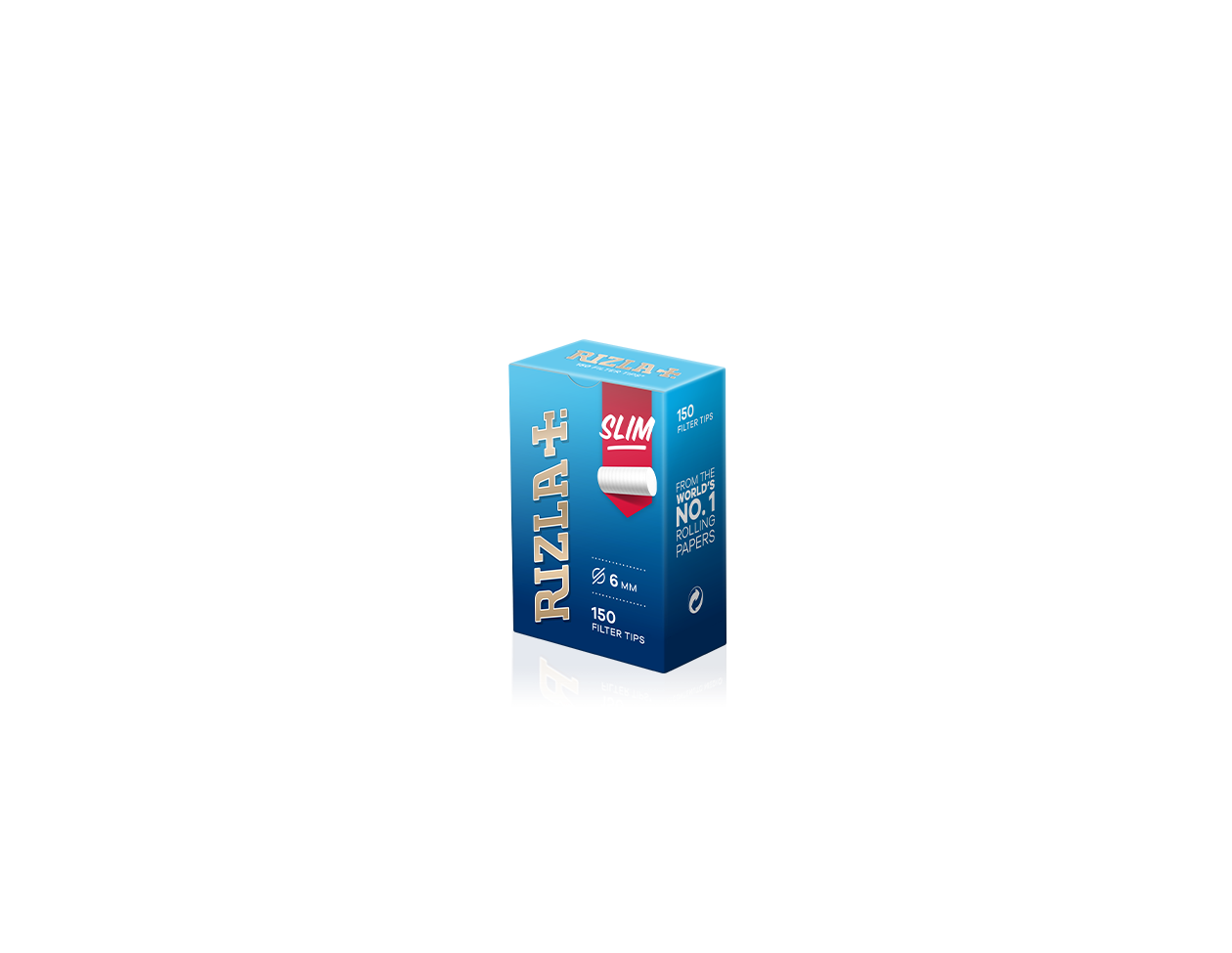 Rizla Slim Filter Tips 150 Pack Ø 6mm