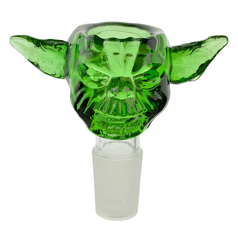 Urban Crew Alien Green Glass Bong Bowl 18mm