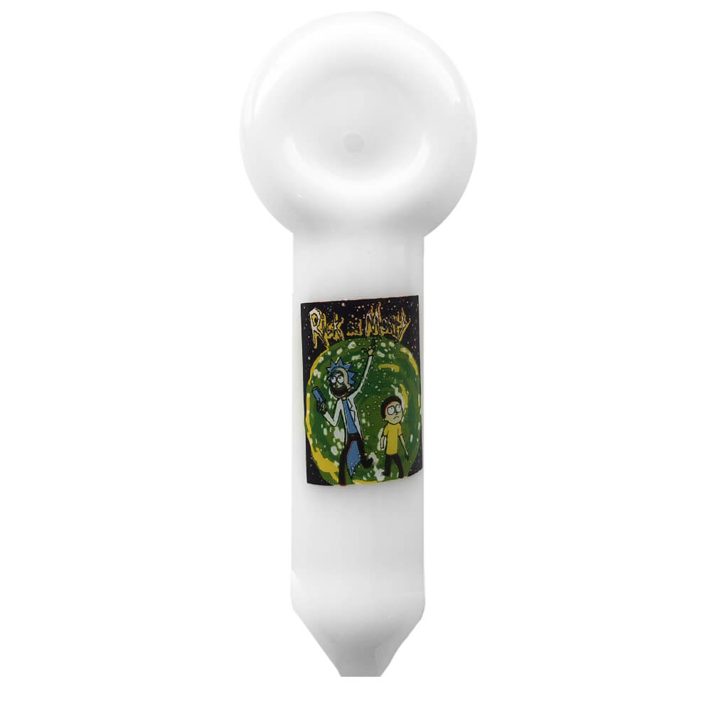 Urban Crew White Glass Pipe Cartoons 12cm