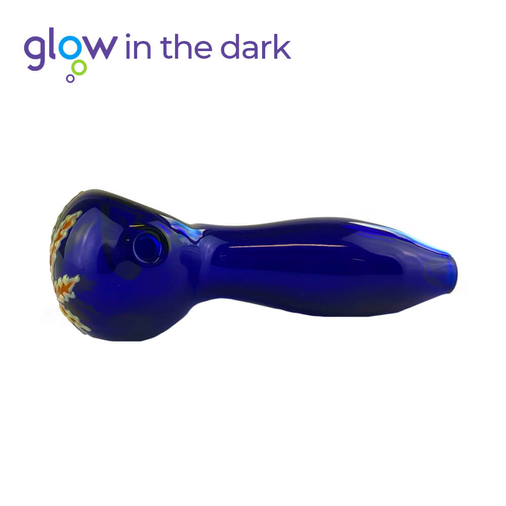 Urban Crew Blue Glass Pipe Glow in The Dark 10cm