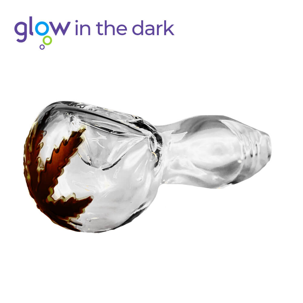 Urban Crew Transparent Glass Pipe Glow in The Dark 10cm