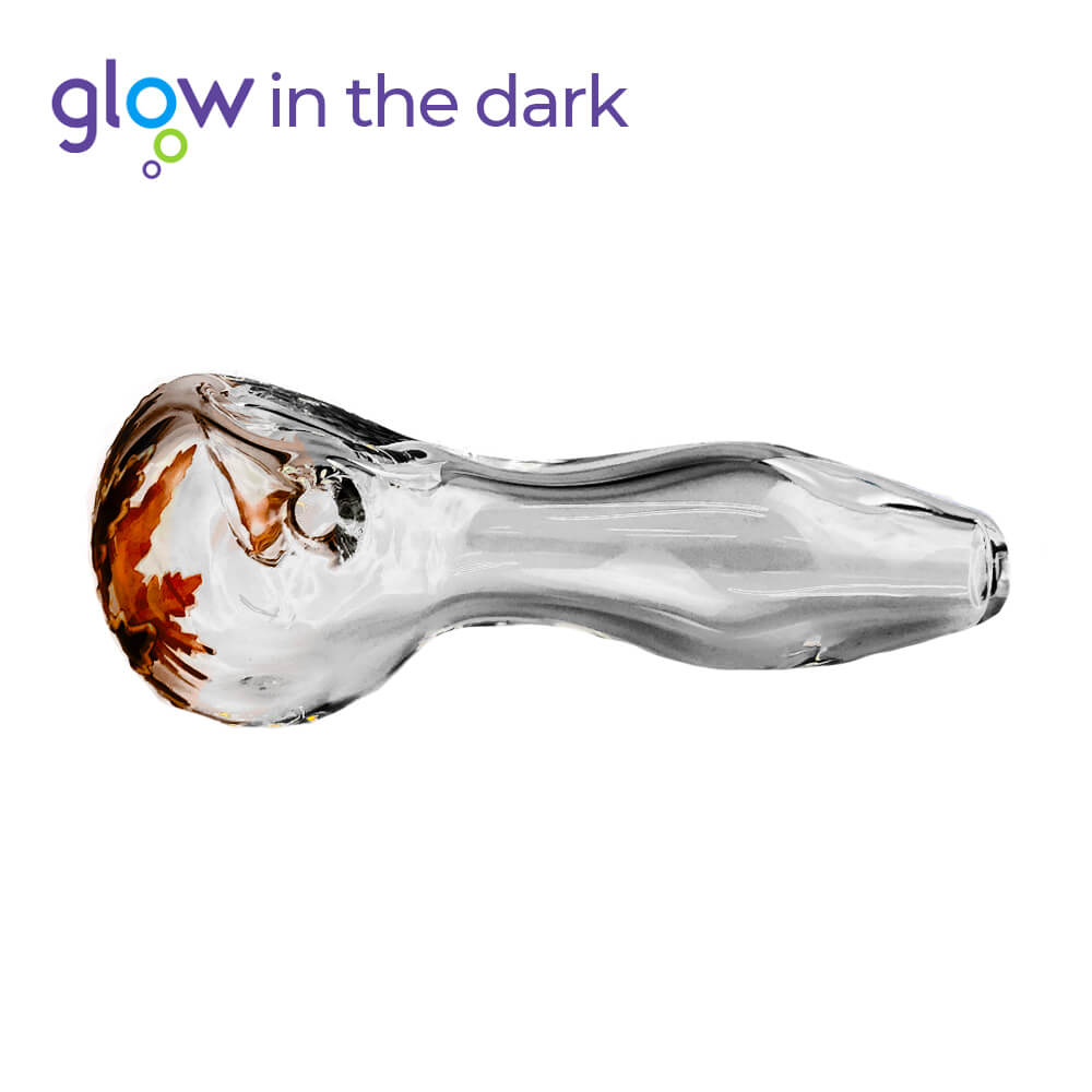 Urban Crew Transparent Glass Pipe Glow in The Dark 10cm