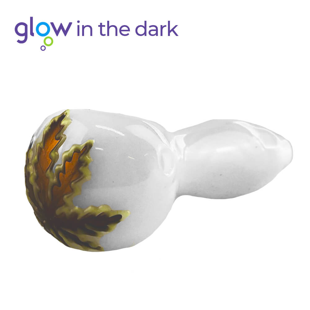 Urban Crew White Glass Pipe Glow in The Dark 10cm