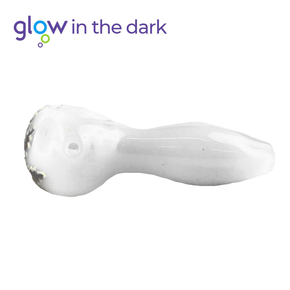 Urban Crew White Glass Pipe Glow in The Dark 10cm