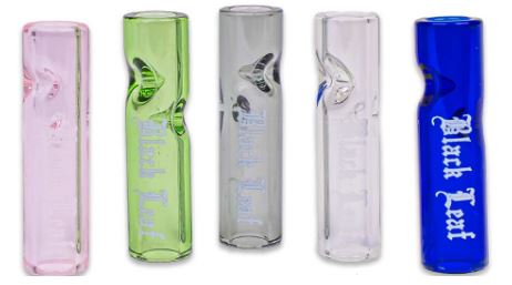 Black Leaf Thorns Glass Tip - Plumes