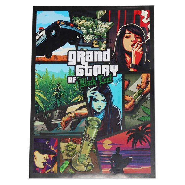 Grand Story of Black Leaf Poster - Plumes