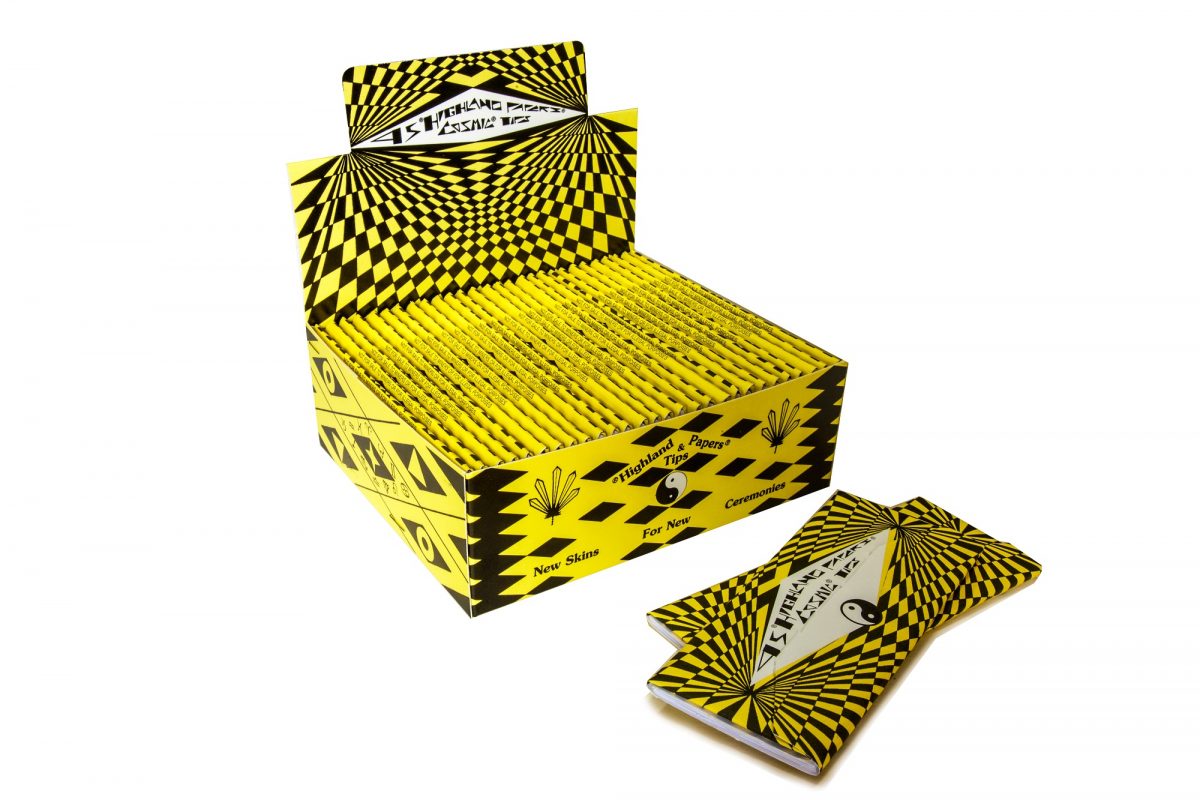 Highland Cosmic Extra Long 125mm Rolling Papers + Tips