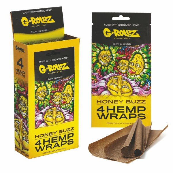 G - Rollz | Honey Buzz x4 Hemp Wraps - Plumes