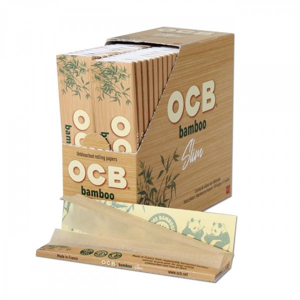 OCB Bamboo King Size Slim Unbleached Rolling Papers