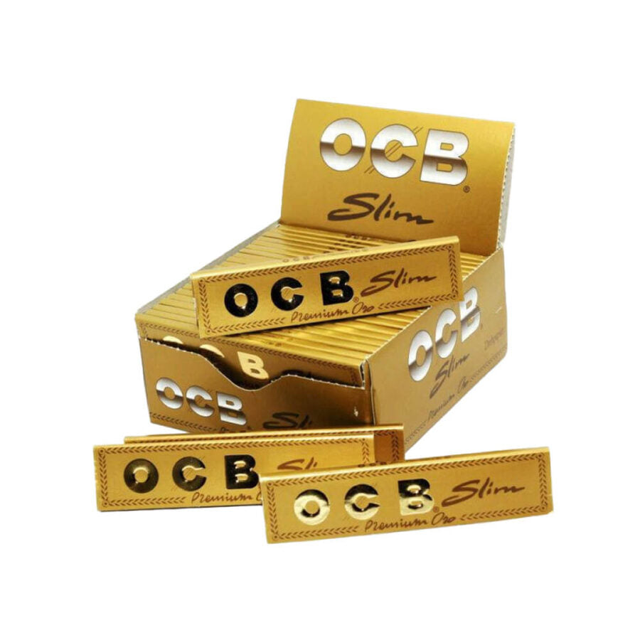 OCB Gold Premium Oro King Size Slim Rolling Papers