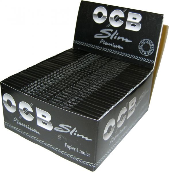 OCB Black Premium King Size Slim Rolling Papers
