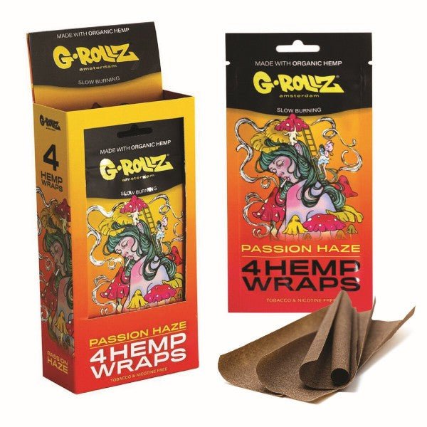 G - Rollz | Passion Haze 4x Hemp Wraps - Plumes