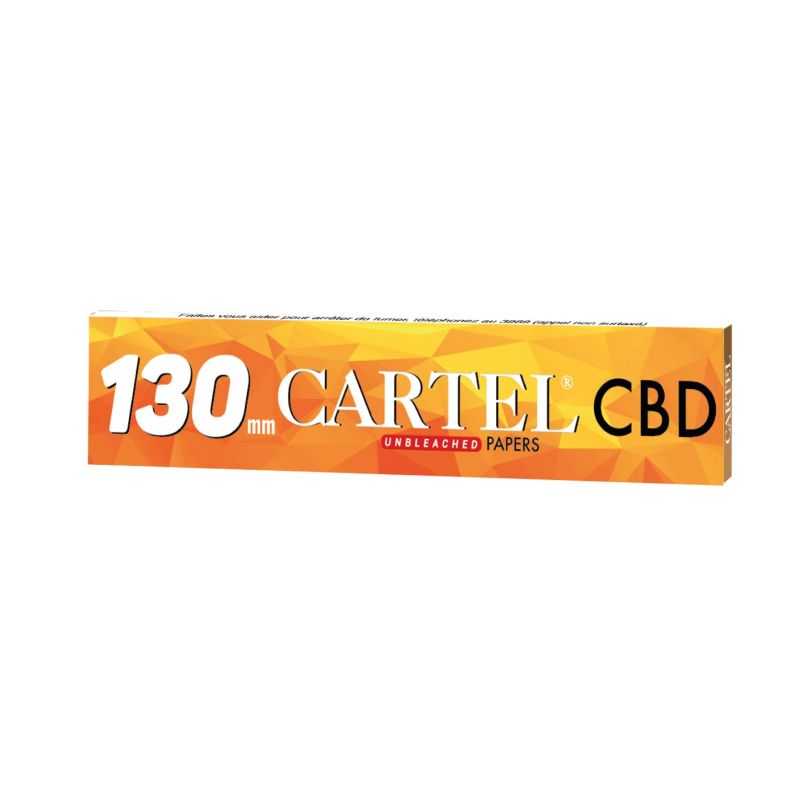 Cartel Extra Long 130mm CBD Unbleached Rolling Papers + Tips