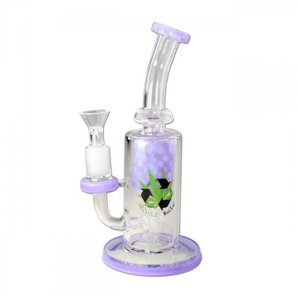 Black Leaf Recycle Keg Percolator Bubbler 17cm - Plumes