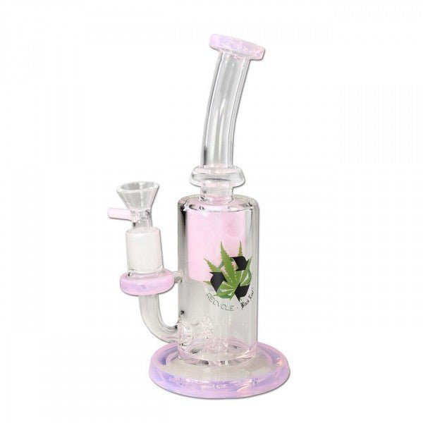 Black Leaf Recycle Keg Percolator Bubbler 17cm - Plumes