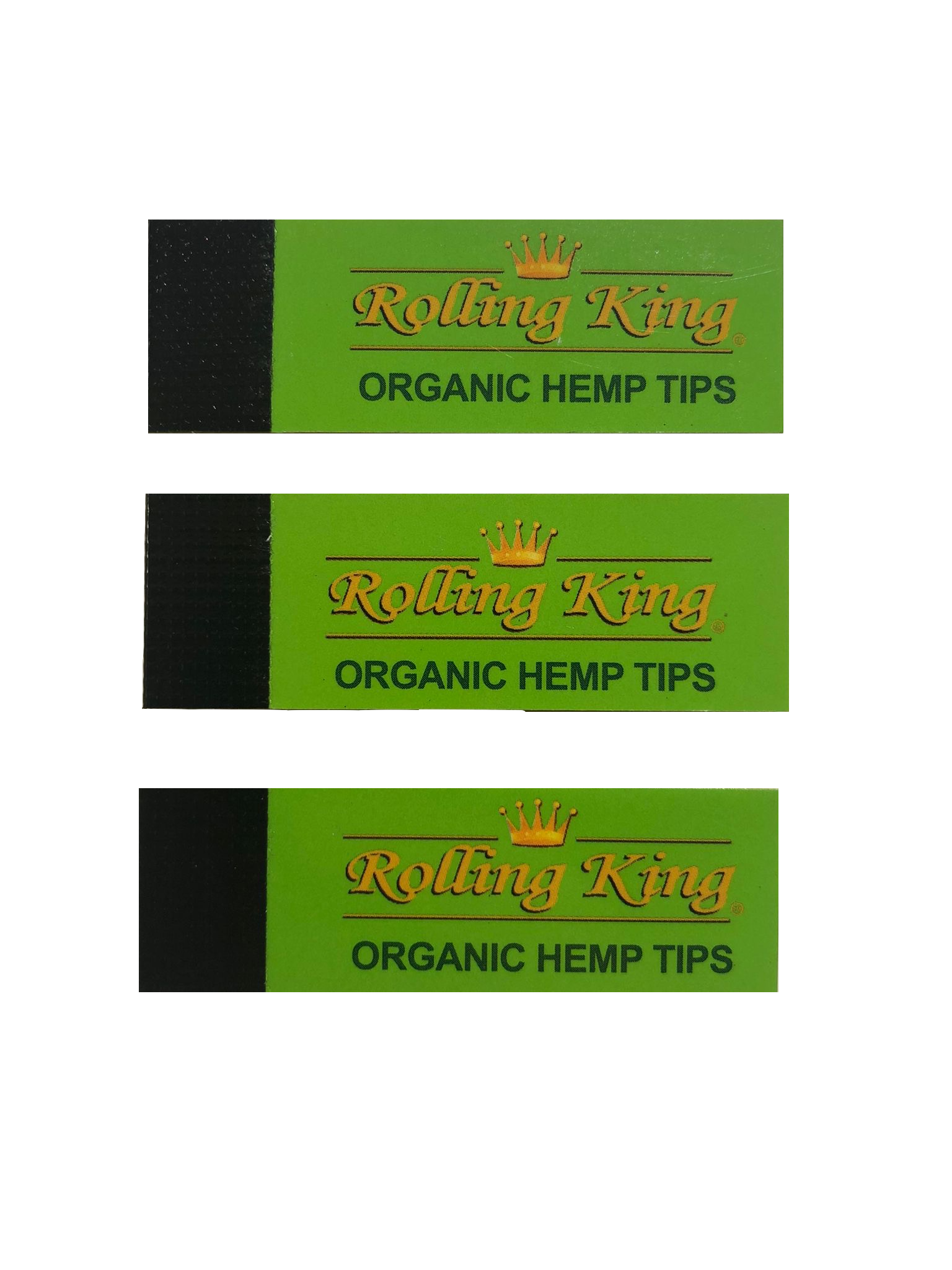 Rolling King Organic Hemp Rolling Tips 3 Pack