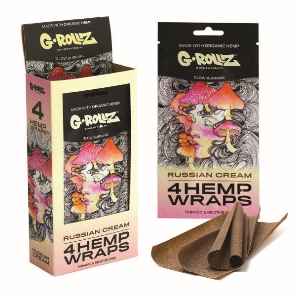 G - Rollz | Russian Cream x4 Hemp Wraps - Plumes