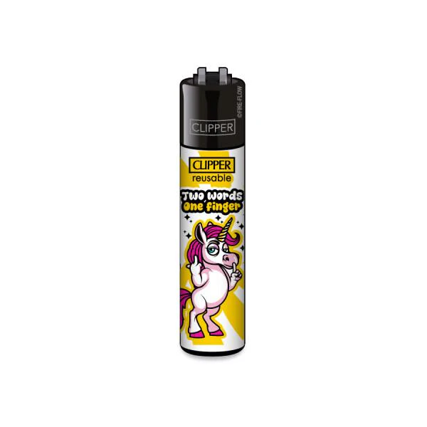 Clipper Classic Unicorn - Two words one finger
