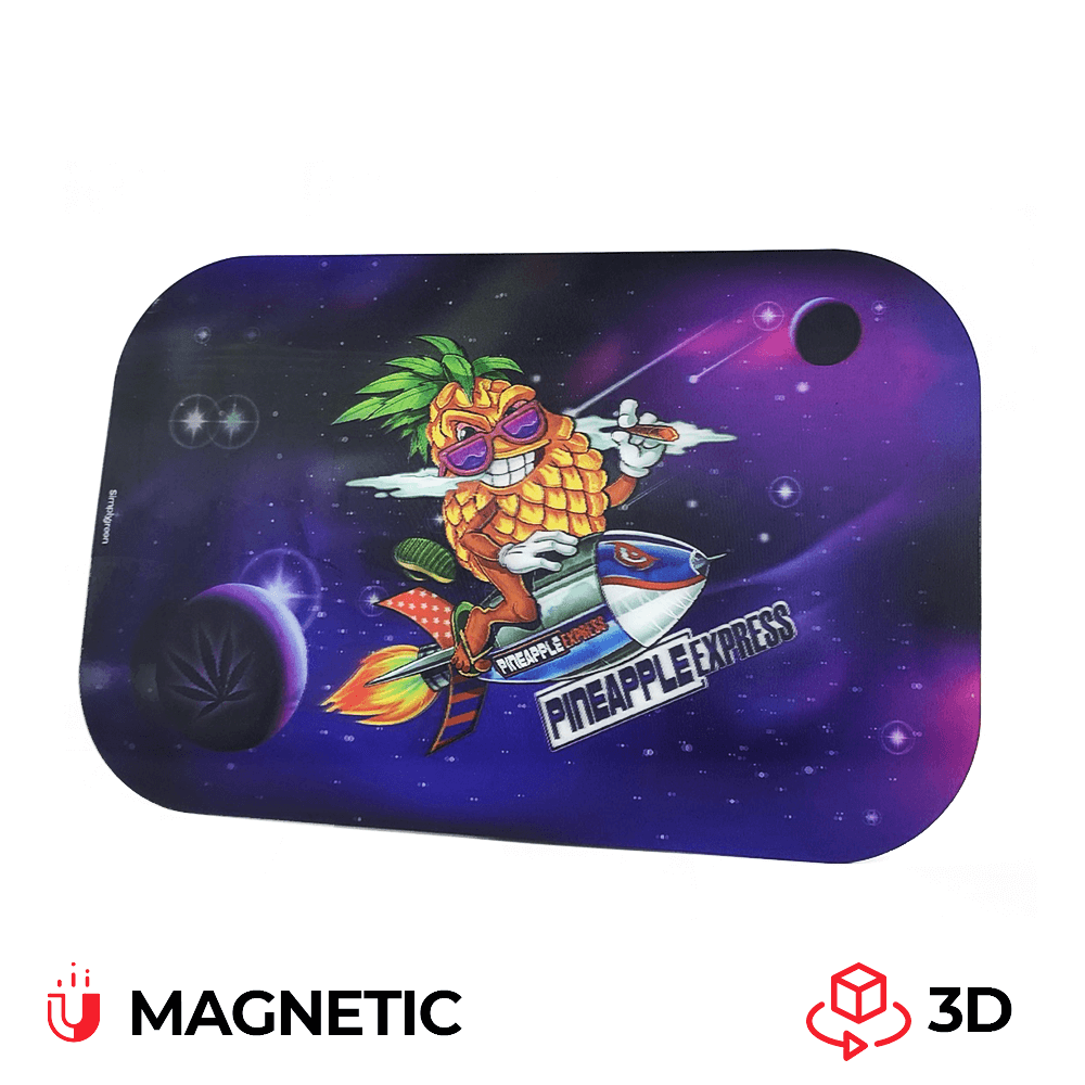 Best Buds Pineapple Express Magnetic 3D Rolling Tray Cover for Large