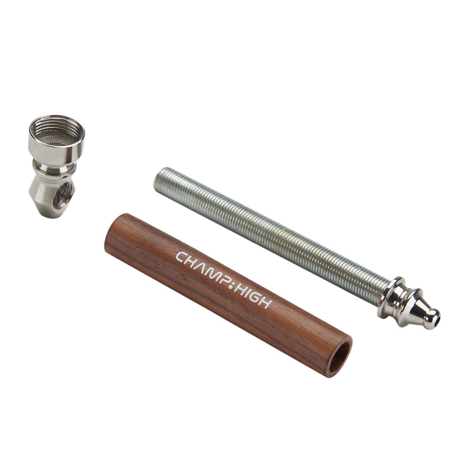 Champ High Wooden Metal Brown Pipe